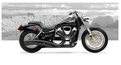 Dual exhaust for honda vtx 1300