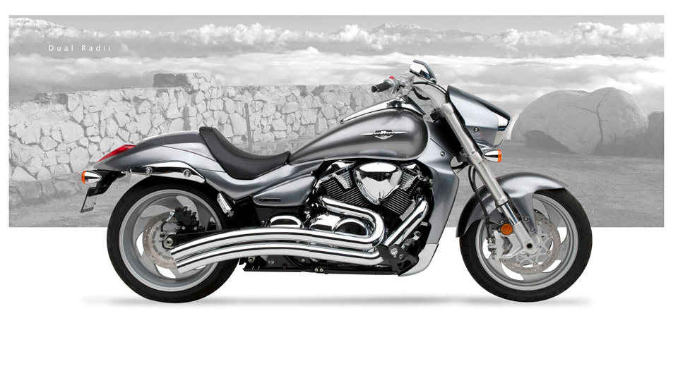Suzuki M109R 2006-2019 - Hard-Krome Dual Radius