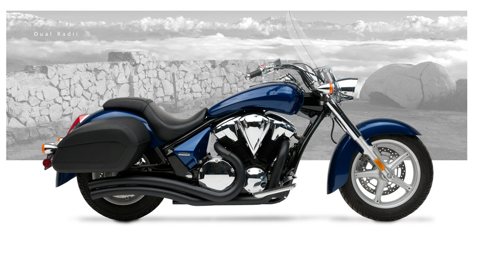 Honda VT 1300CT Interstate 2010-12 - Hard-Krome Dual Radius