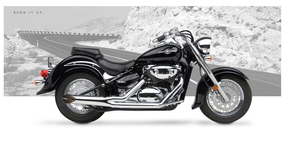 Suzuki C50 2005-12 - Hard-Krome Sideburner