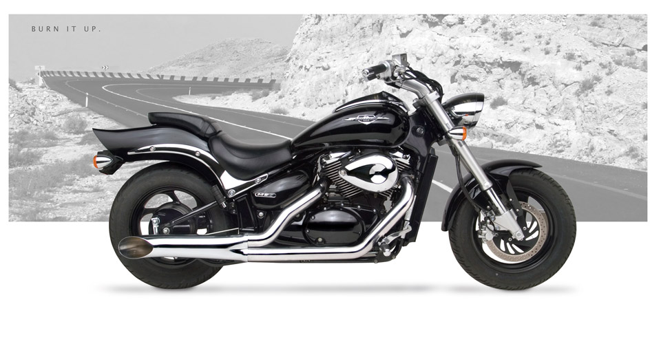 Suzuki M50 2005-12 - Hard-Krome Sideburner