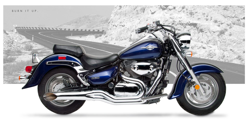 Suzuki C90 2005-10 - Hard-Krome Sideburner