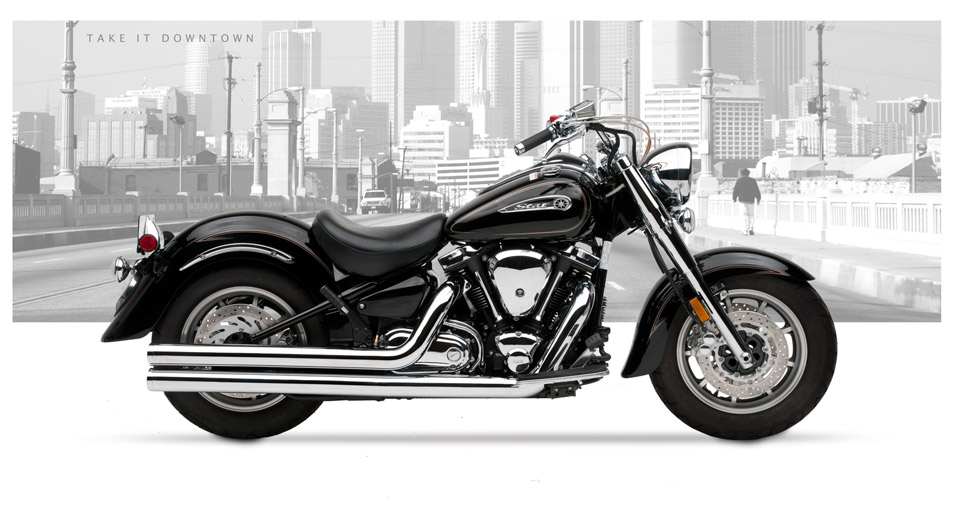 Yamaha Road Star 1600/1700 1999-12 - Hard-Krome 3 Inch Big Straights