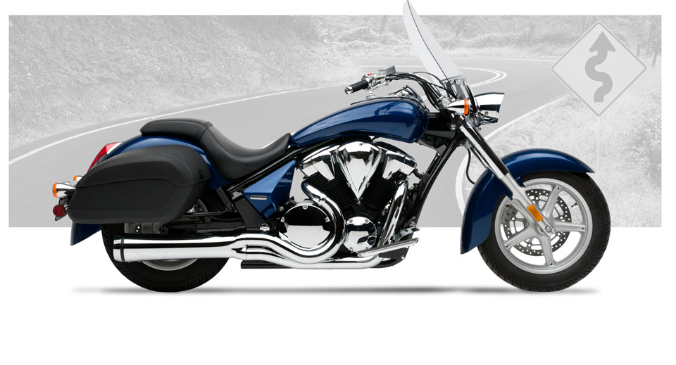 Honda VT 1300CT Interstate 2010-12 - Hard-Krome Velocity Pro