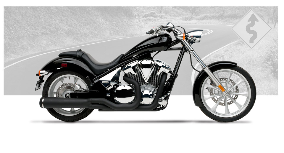 Honda VT 1300CX Fury 2010-12 - Hard-Krome Velocity Pro