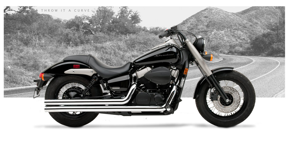 Honda Shadow Phantom VT 750 2010-12 - Hard-Krome American Classic II