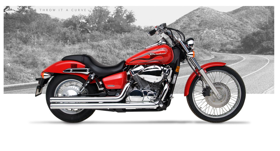 Honda Shadow Spirit 750 C2 2007-09 - Hard-Krome American Classic II