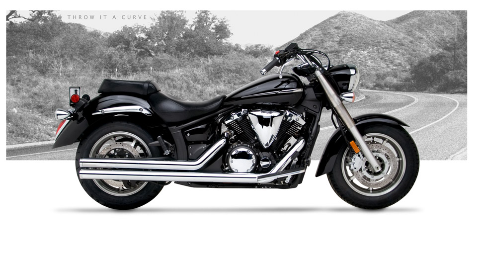 Yamaha V Star 1300  2007-12 - Hard-Krome American Classic II