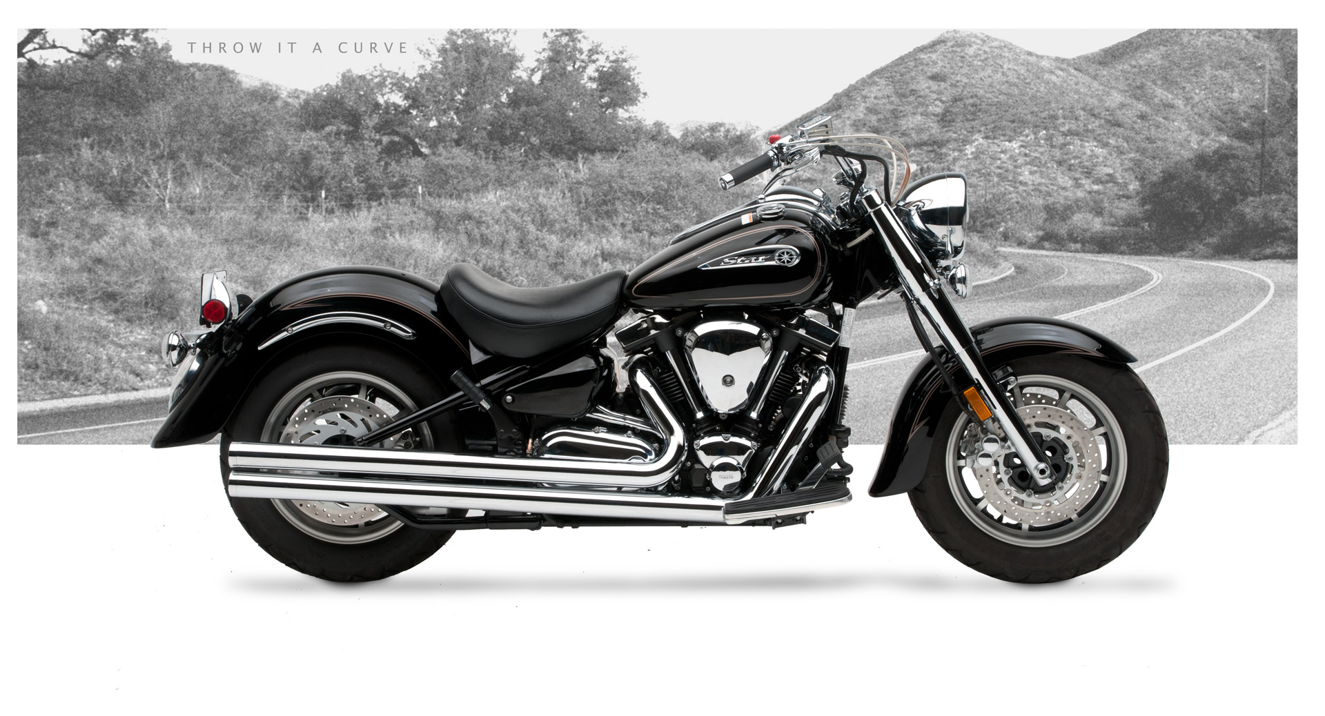 Yamaha Road Star 1600/1700 Motorcycle Exhaust - American Classic
