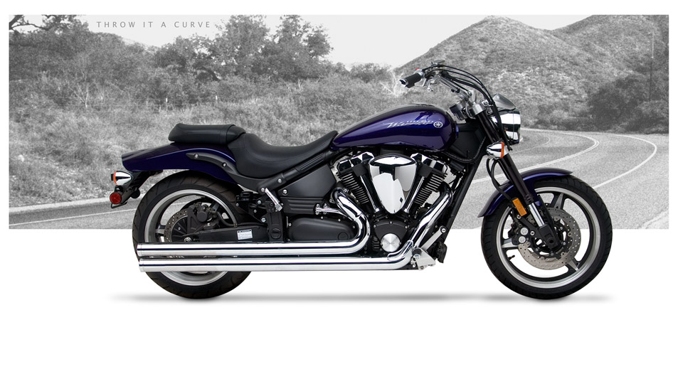 Yamaha Warrior 2002-10 - Hard-Krome American Classic II