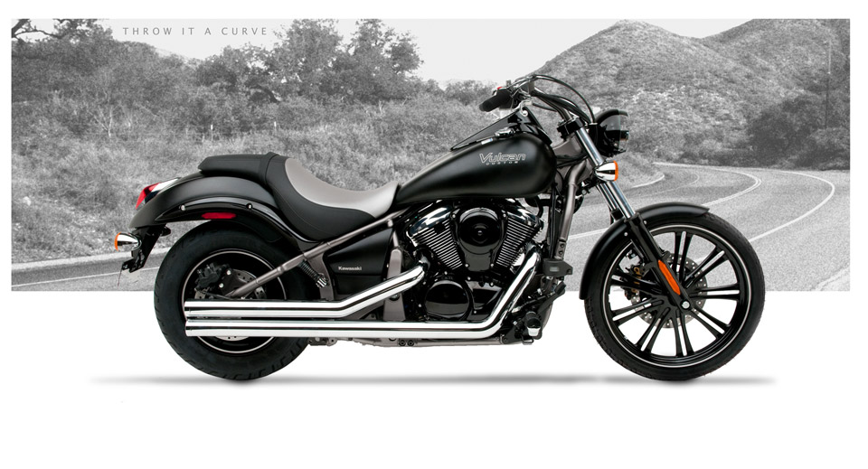 Kawasaki Vulcan 900 Custom 2007-13 - Hard-Krome American Classic II